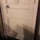 Haussmannian door 83x219 with old glazed transom frame 100x310 interior