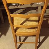 Chaise paillée XIXème