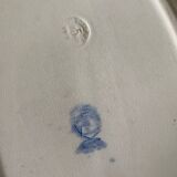 Longwy earthenware oval dish