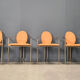 Vintage dining chairs by Belgochrom, set of 4 - 1980s