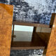 Table basse bar  en Loupe d’orme maison  Lancel vintage 1970