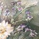 Tableau aquarelle "bouquet de fleurs champêtres" signé + cadre