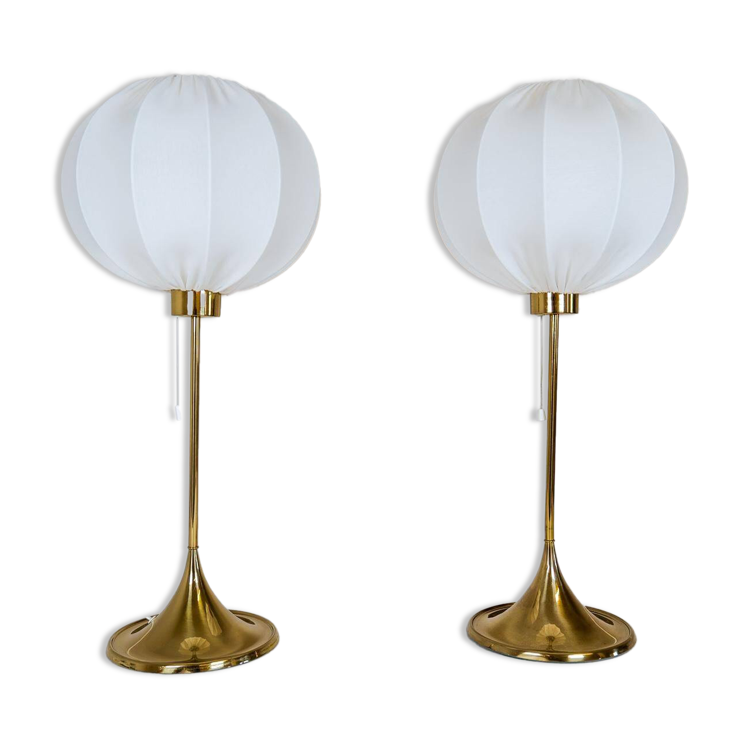 Pair of Bergboms B-024 table lamps mid-century, 1960s, Sweden