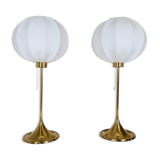 Pair of Bergboms B-024 table lamps mid-century, 1960s, Sweden