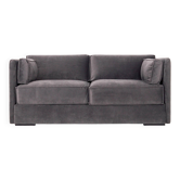 Sofa HAGA grey velour, Scandinavian design