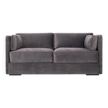 Sofa HAGA grey velour, Scandinavian design