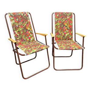 Paire de chaises, camping