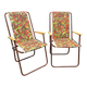 Pair of folding camping chairs