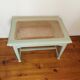 Old wooden bench and revamped canning
