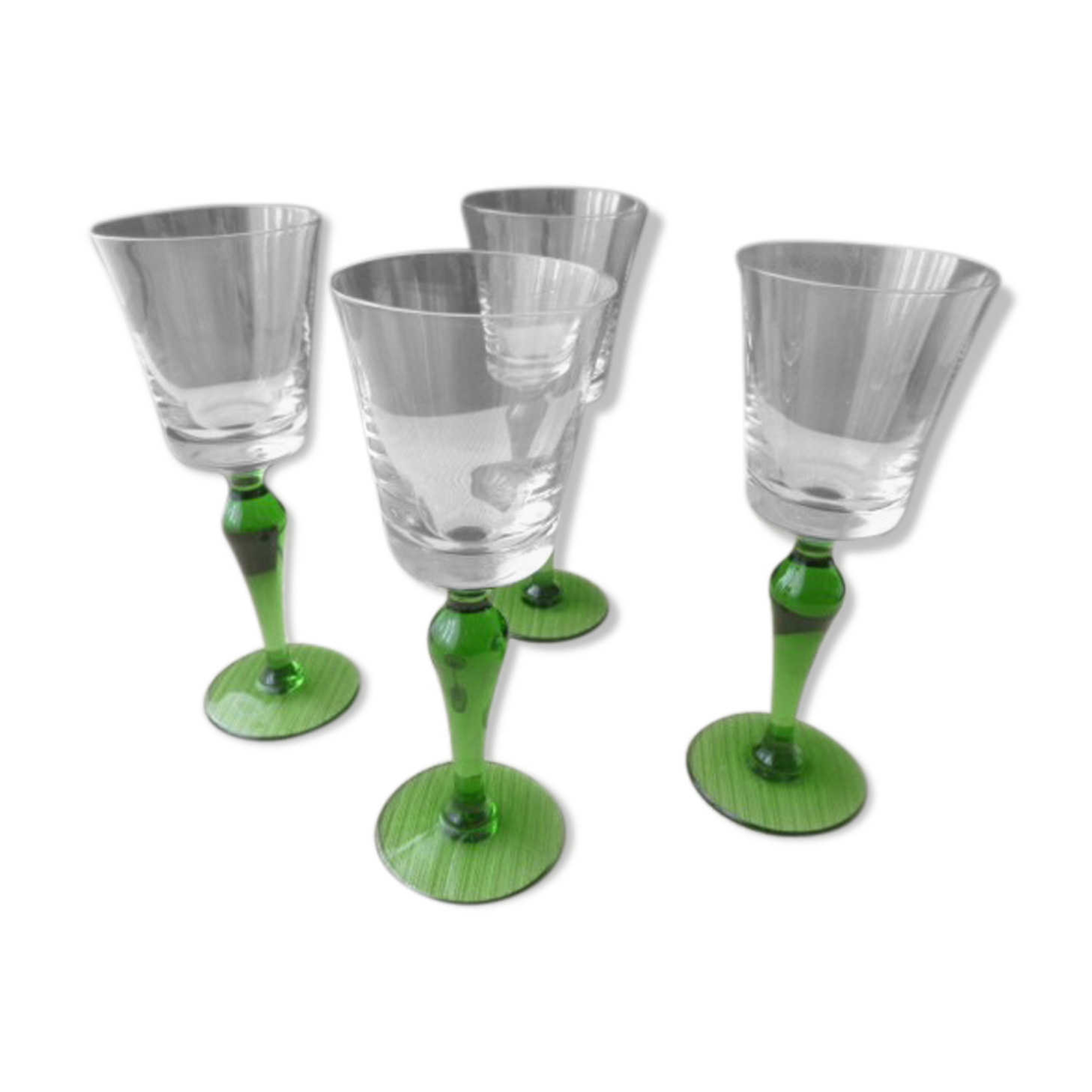 Set of 4 glasses on foot 75 ml for shot