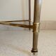 Neoclassical coffee table 1960 gilded brass