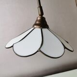 Vintage table lamp/desklamp, seventies in Tiffany style