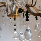 Lustre à pampilles du début du XXème siècle