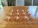 Set of 12 Art Deco glass bowls