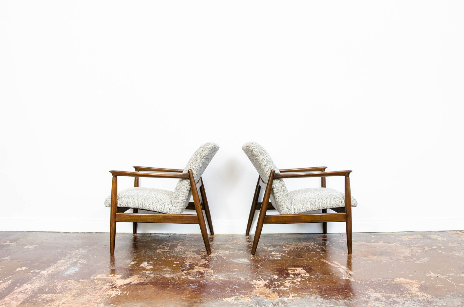 Pair Of GFM-64 Armchairs By Edmund Homa