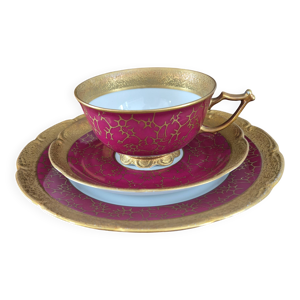 Tasse et assiette en