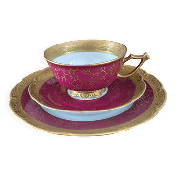 Tasse et assiette en porcelaine Graff Von Henneberg Allemagne