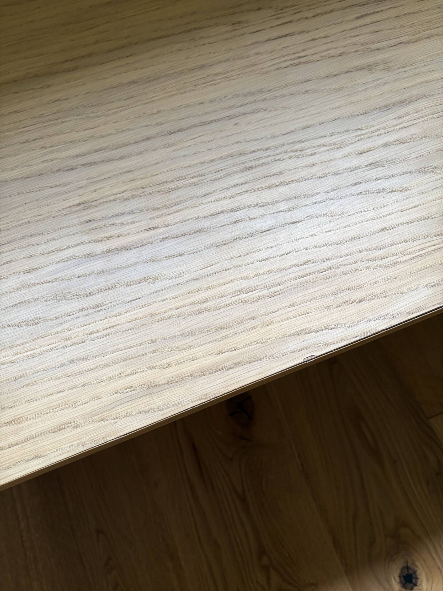 Metal and wood coffee table