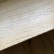 Metal and wood coffee table