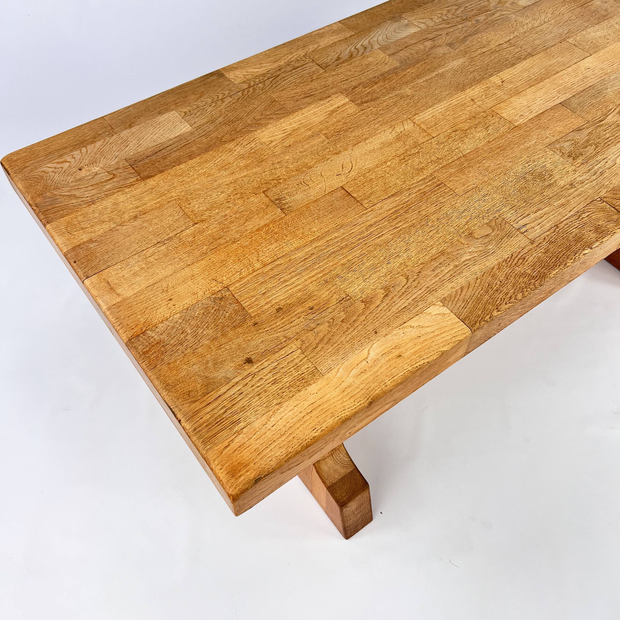 Mid Century Massive Oak Coffee Table, 1960
