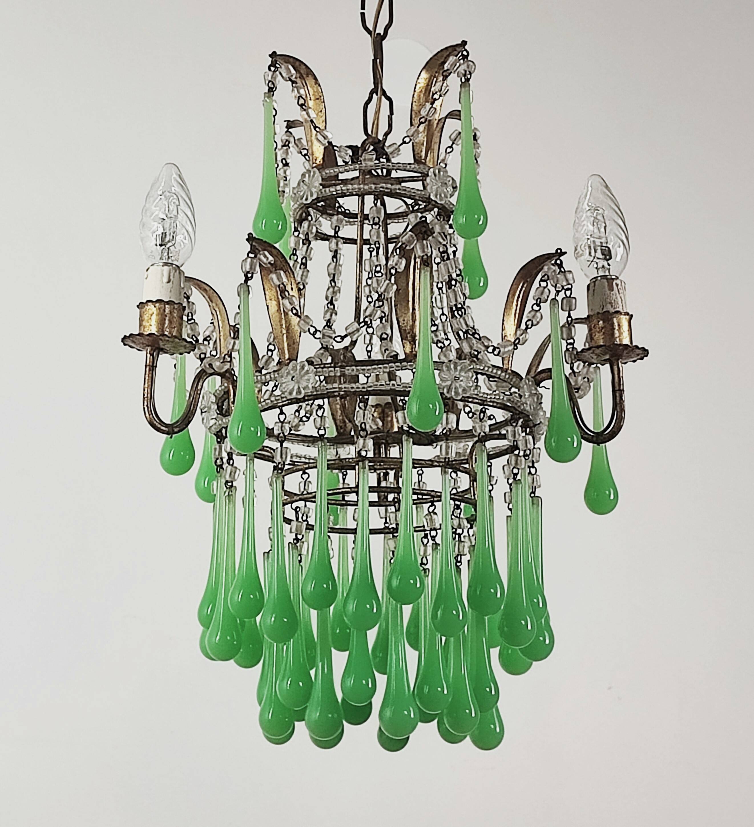 Italian chandelier with tassels
