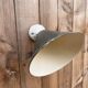 Conical wall light on porcelain base