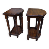 Pair of authentic saddles