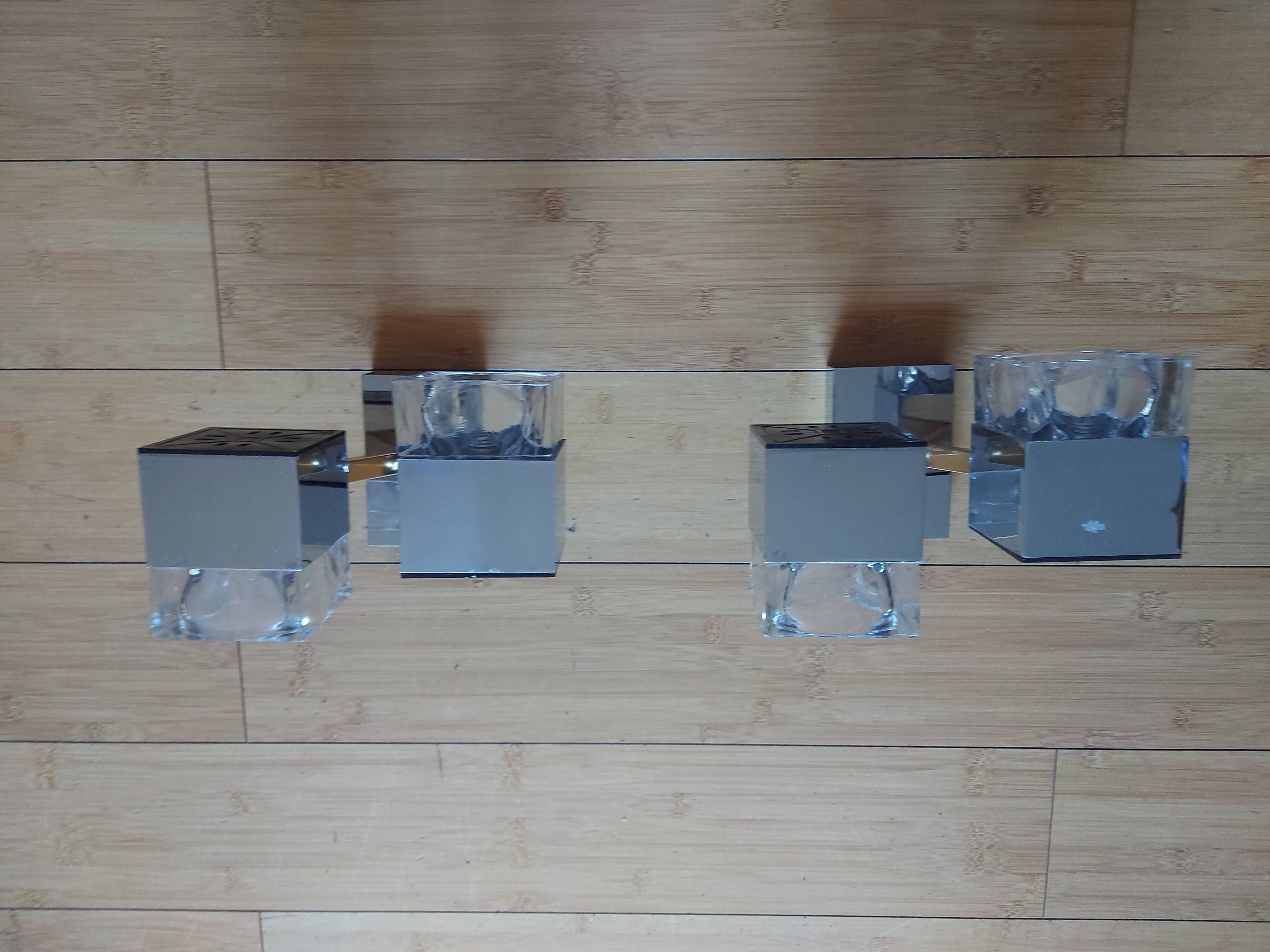 Paire d'appliques années 70, Sciolari