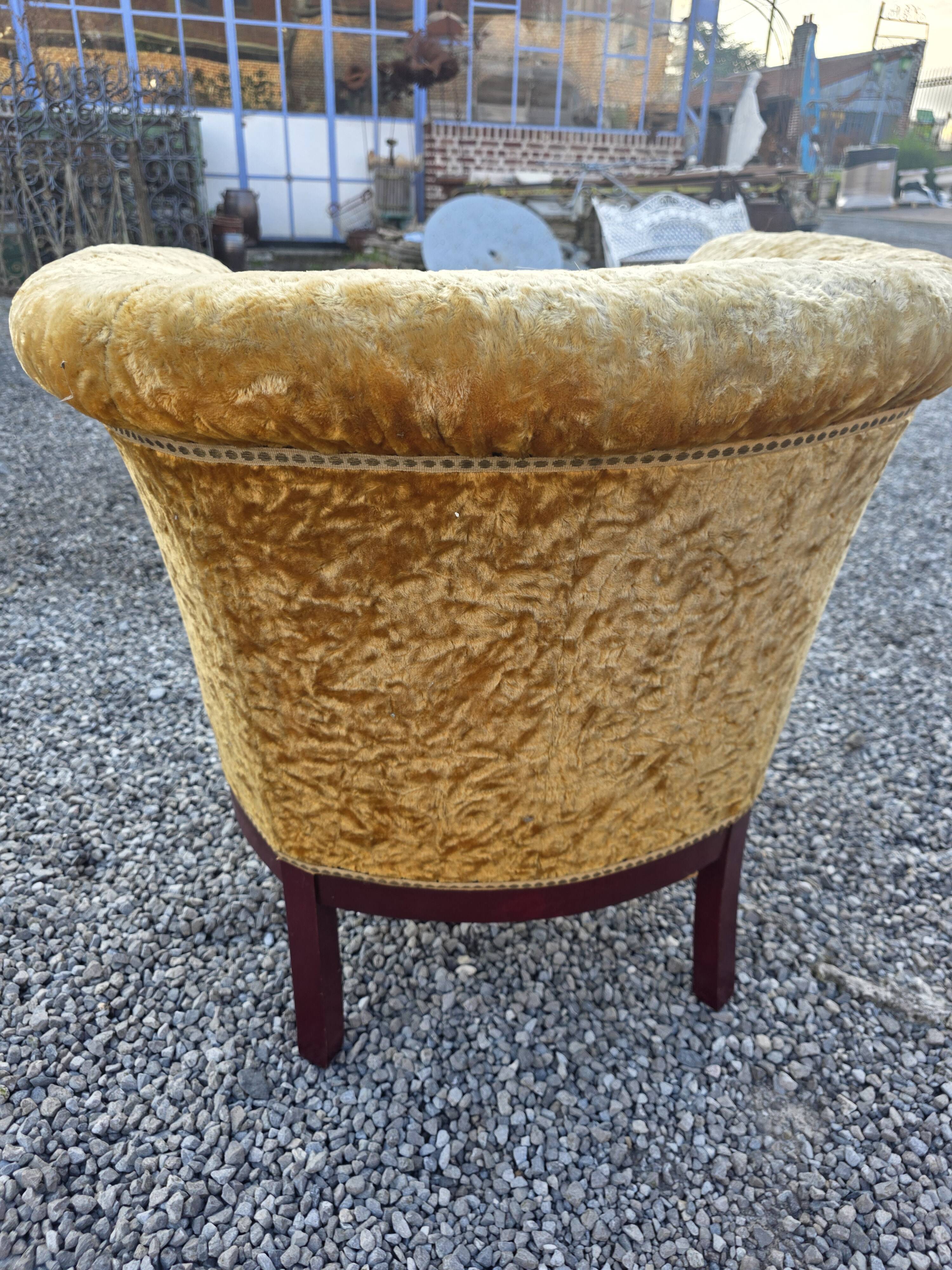 Fauteuil club art déco années 1930