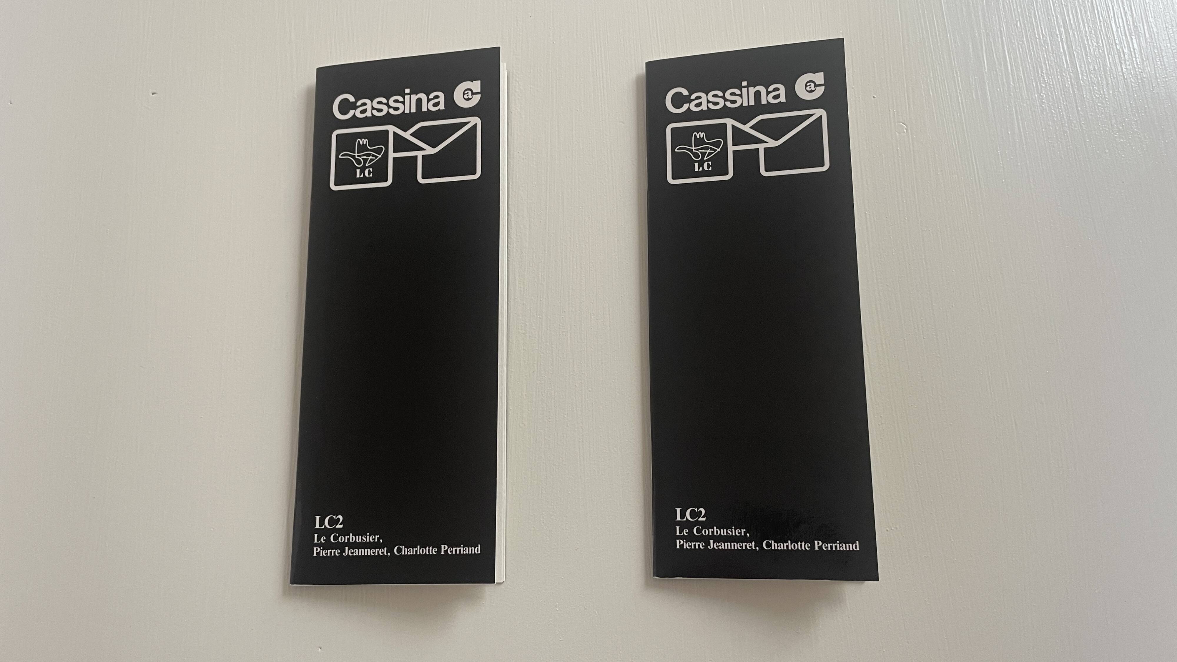 Pair of armchairs LC2 Perriand Jeanneret Le Cobusier Cassina edition