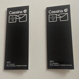 Pair of armchairs LC2 Perriand Jeanneret Le Cobusier Cassina edition