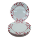 6 assiettes porcelaine Barbier