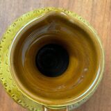 Italian pottery carafe from the mid-century by Aldo Londi for Bitossi, 1960s.