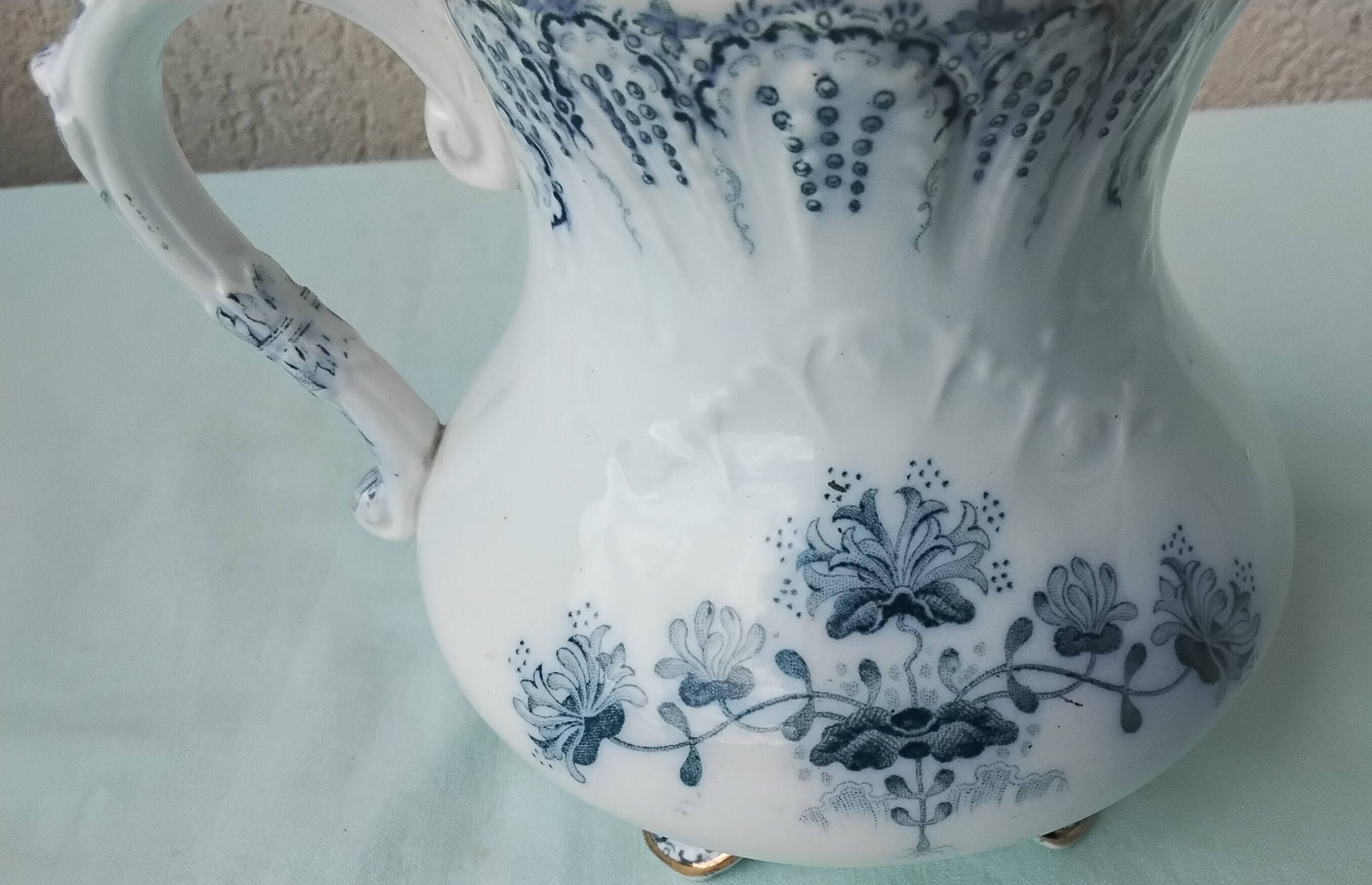 Ironstone milk jug Saint Amand Hamage