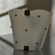 Vintage 1950 wall light in perspex and brass