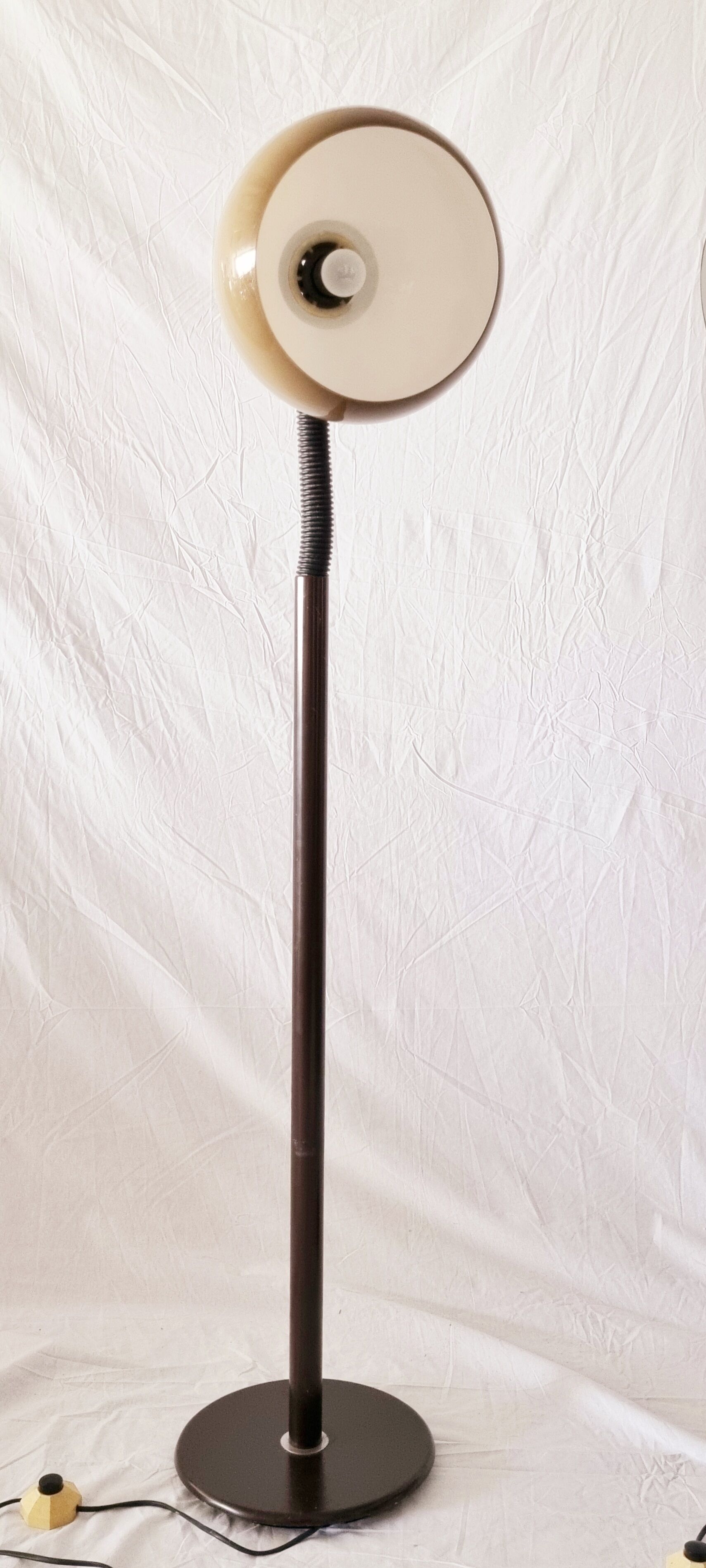 Set of 2 mushroom space Age floor lamps by HALA, 1970s