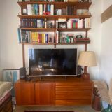 Scandinavian modular bookcase solid wood