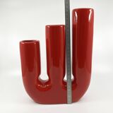 3-necked ceramic vase • space age • Italy • Circa 60/70