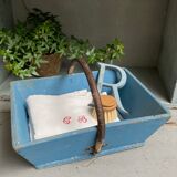 Wooden basket wabi sabi