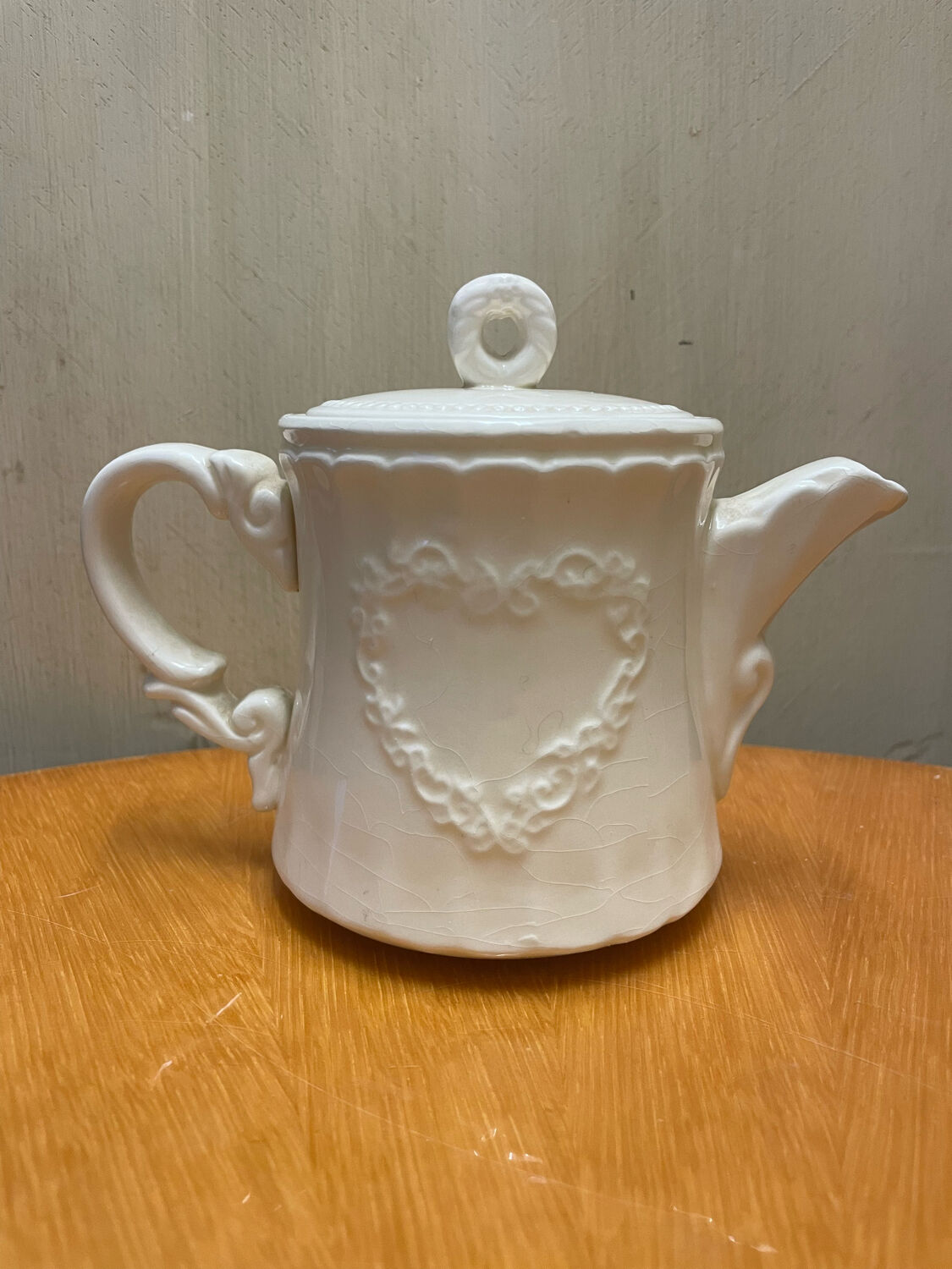 Antique porcelain teapot