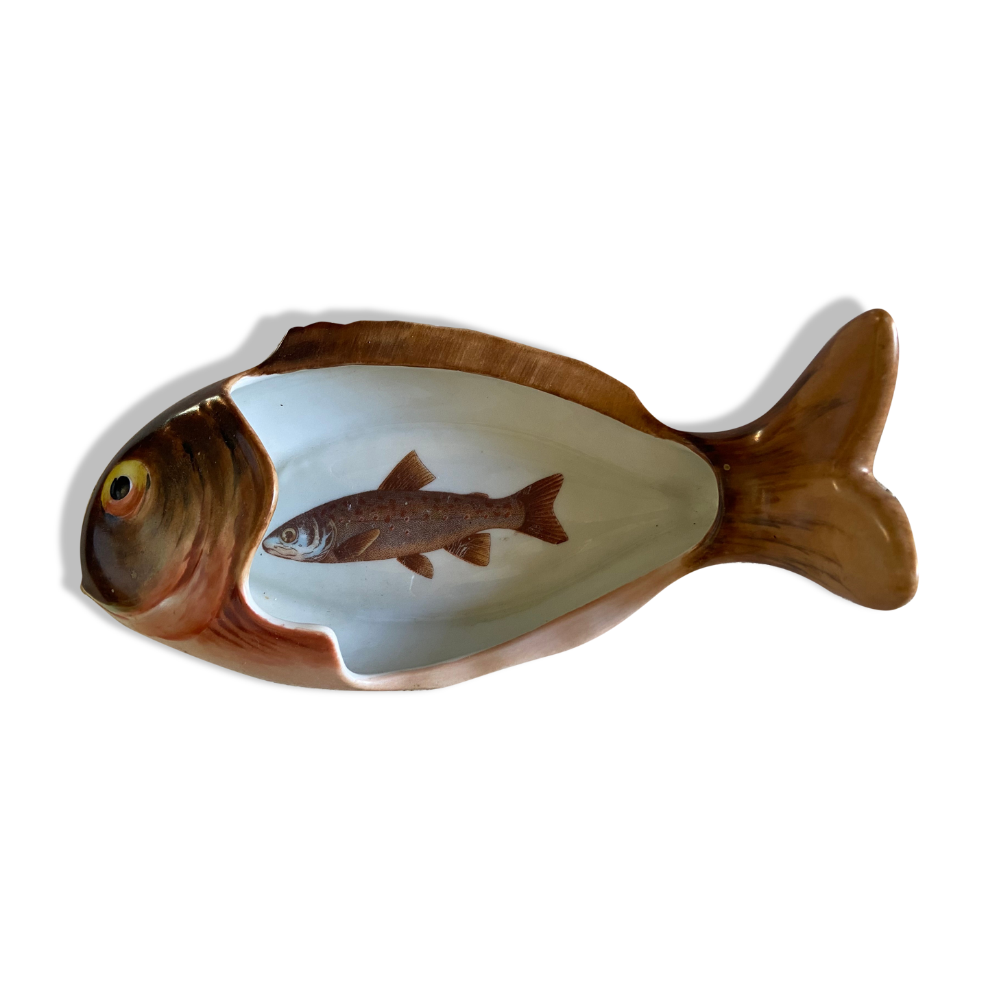 Ceramic fish "limoges"
