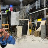 Louis Philippe mirror 108 X 66 cm, XIXth