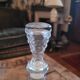Moulded glass carafe with grape cluster decoration – 1950s