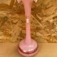 Old Pink Opaline Soliflore Vase + Vintage Gold & Camé Decor