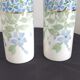 Pair of vases earthenware Keller Guérin Lunéville Periwinkle model