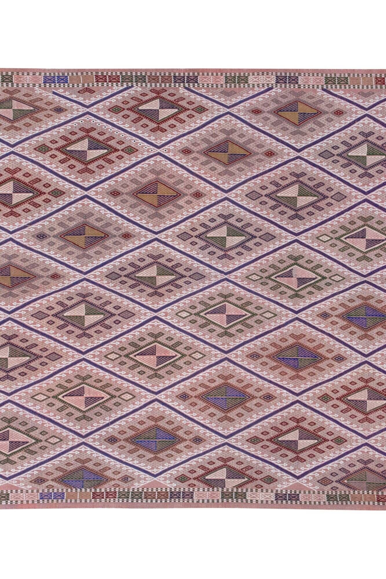 Vintage Turkish kilim, handwoven, 170x217 cm.
