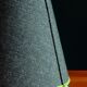 Abat-jour conique en tweed vert foncé