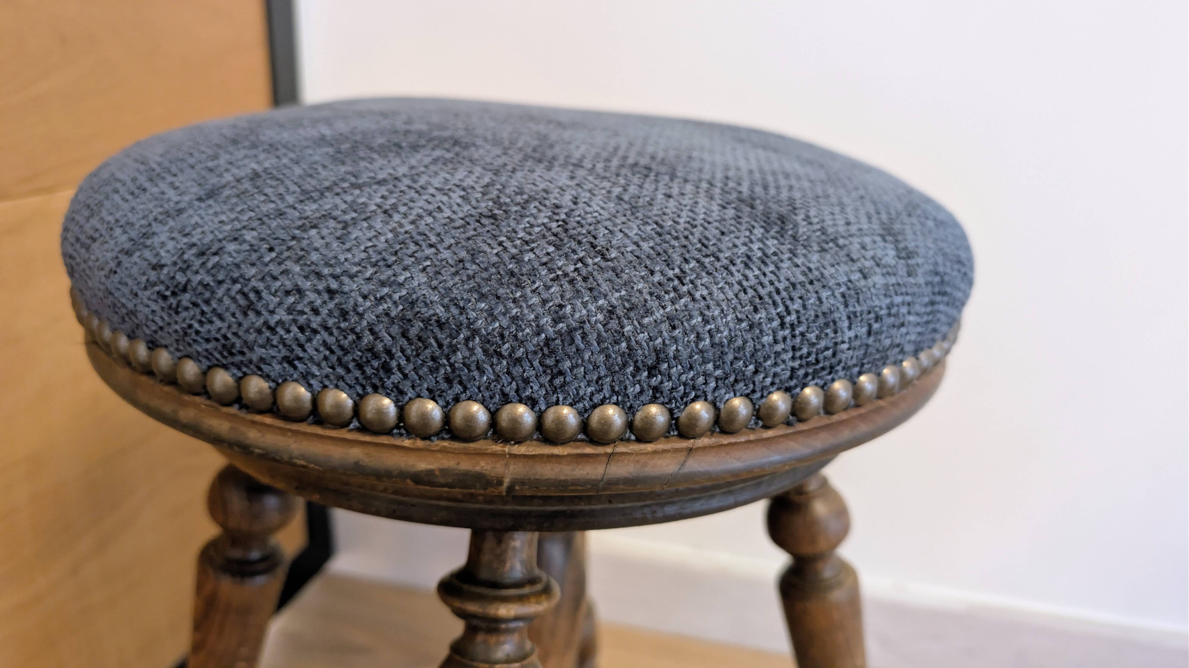 Tabouret de piano Napoléon III