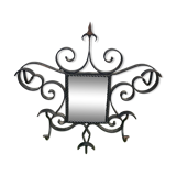 Wrought iron mirror
