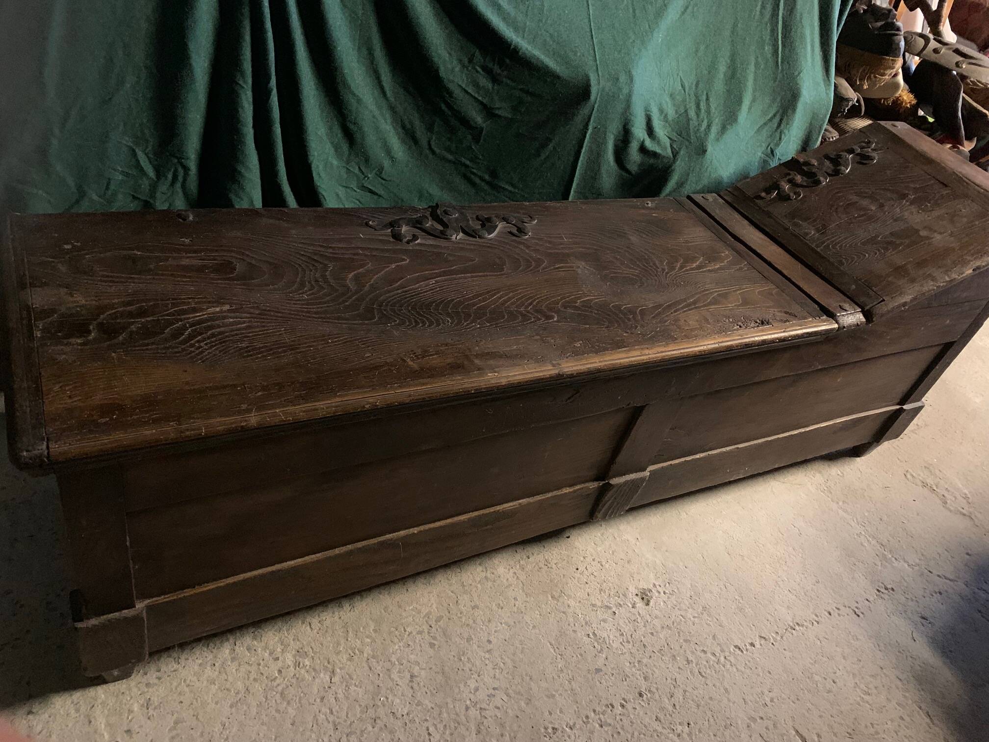 Old sacristan's chest
